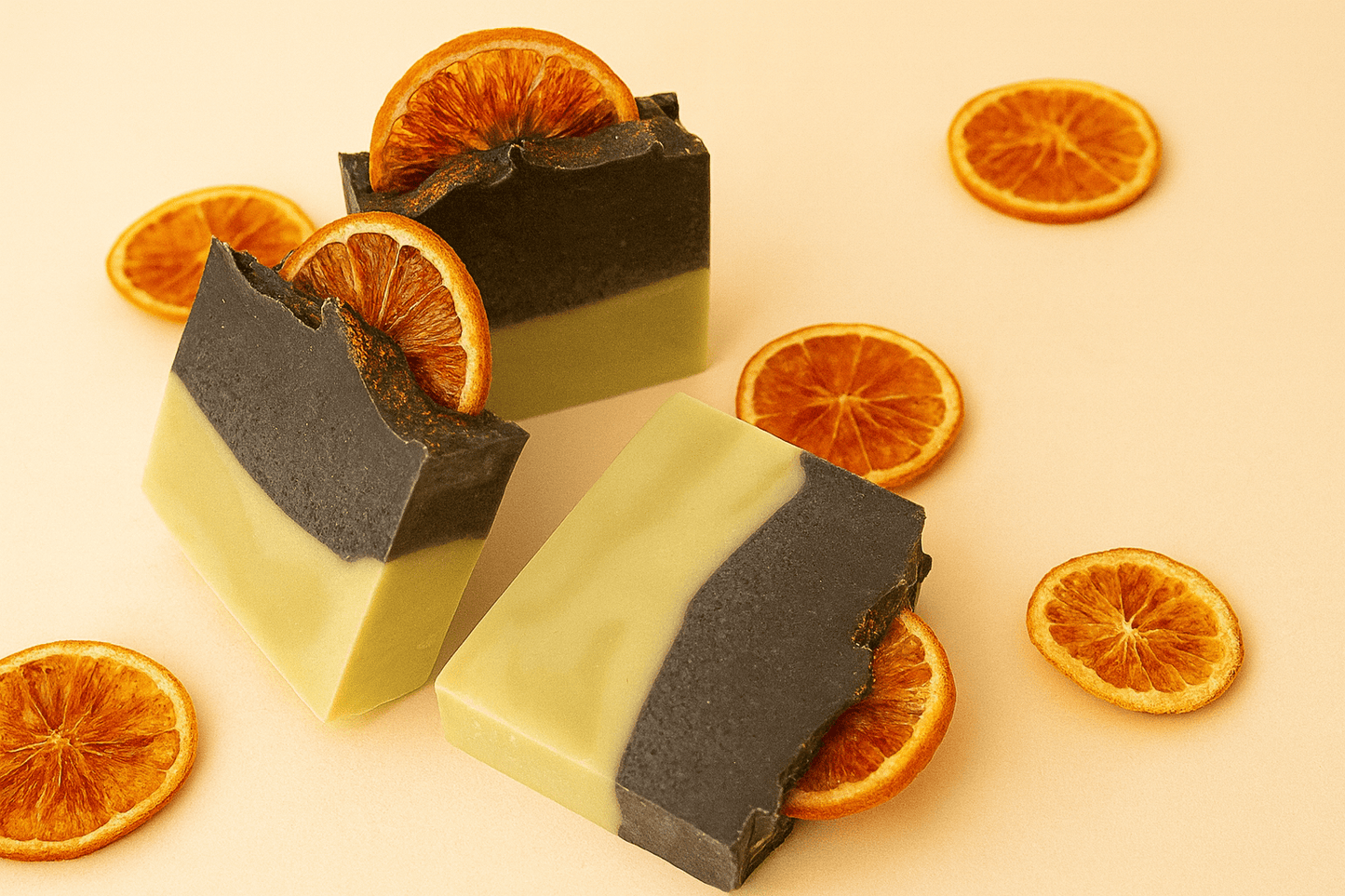 Limited Edition Orange & Charcoal Artisan Soap
