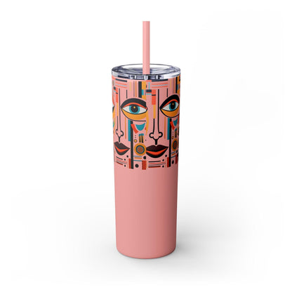 Abstract Expression Limited Edition 20 oz Geometric Art Tumbler: 