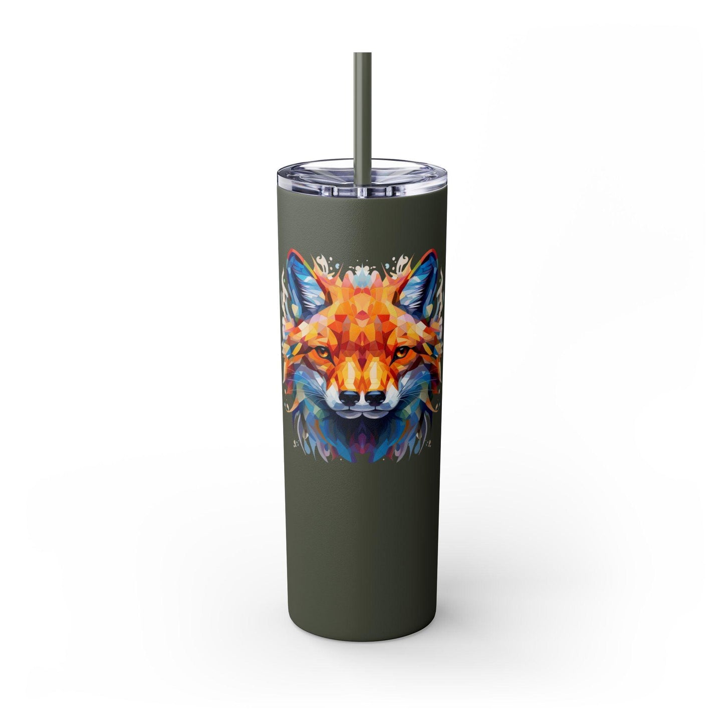 Fox's Mysterious Charm Limited Edition 20 oz Geometric Art Tumbler 
