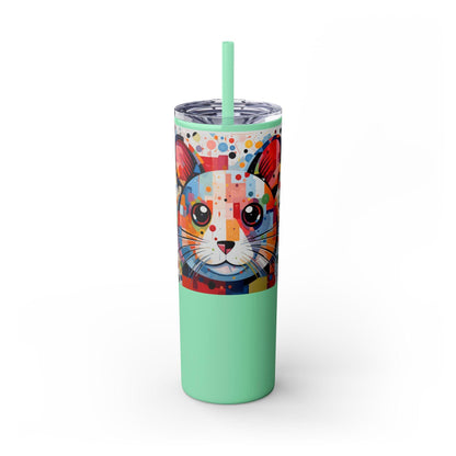 Hamster's Playful Energy Limited Edition 20 oz Geometric Art Tumbler 