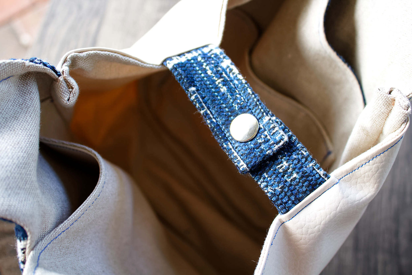 Textured Indigo Weave 