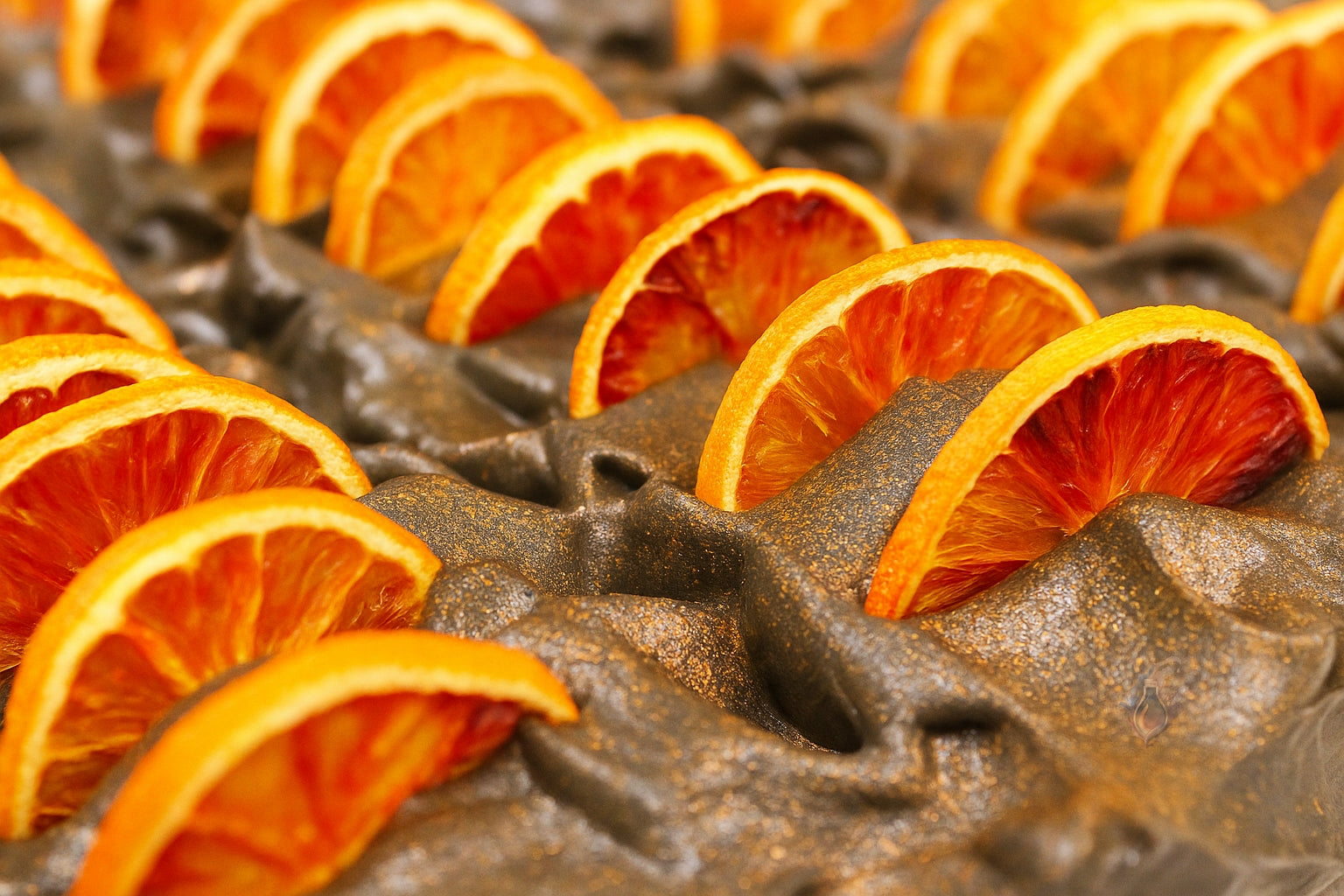 Limited Edition Orange & Charcoal Artisan Soap 