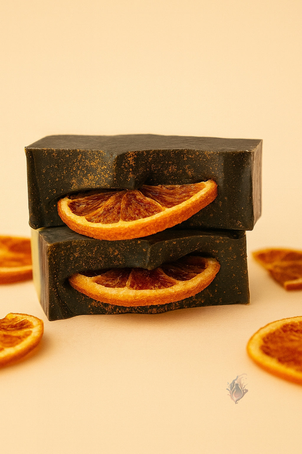 Limited Edition Orange & Charcoal Artisan Soap 